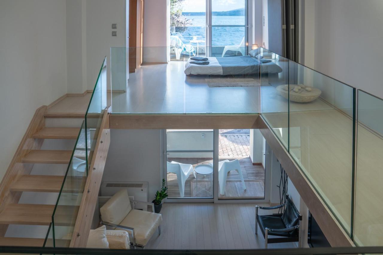 Seaside Maisonette In Itea Exterior foto